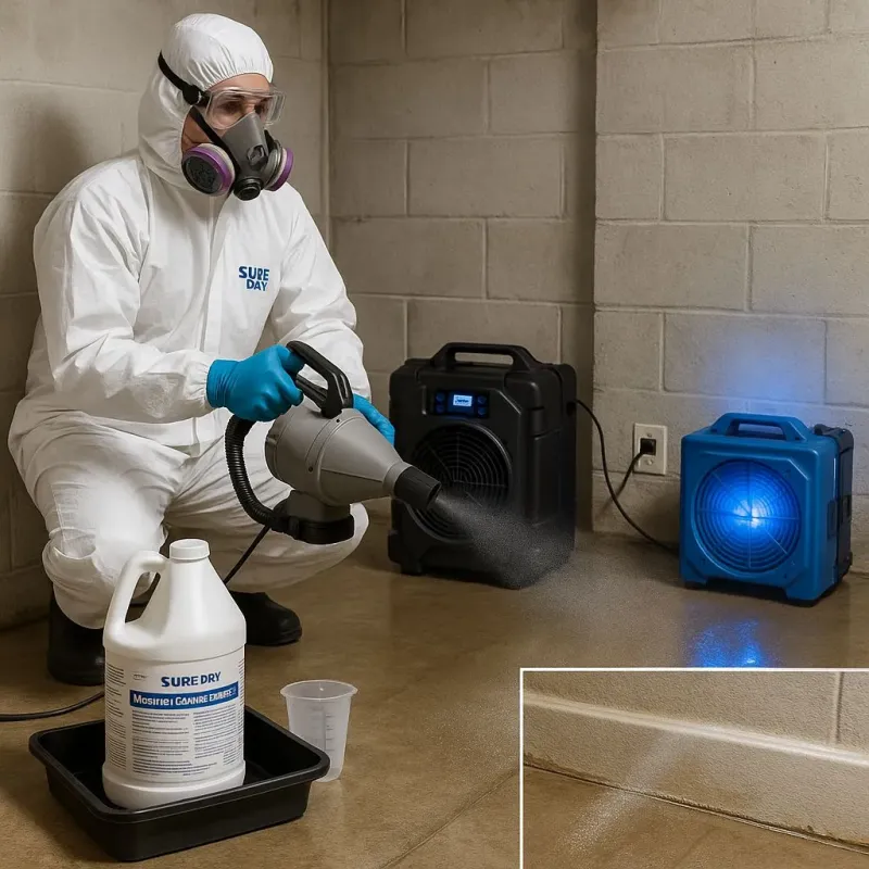 Sanitization and Odor Removal process in Hinsdale, MA